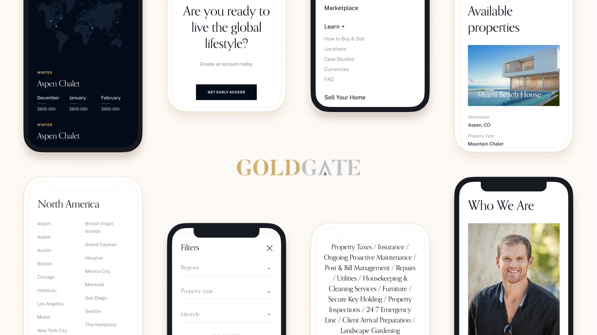 presentation of site